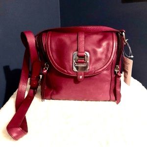 NWT B MAKOWSKY Carly Crossbody Bag Genuine Leather Purse NORDSTROM